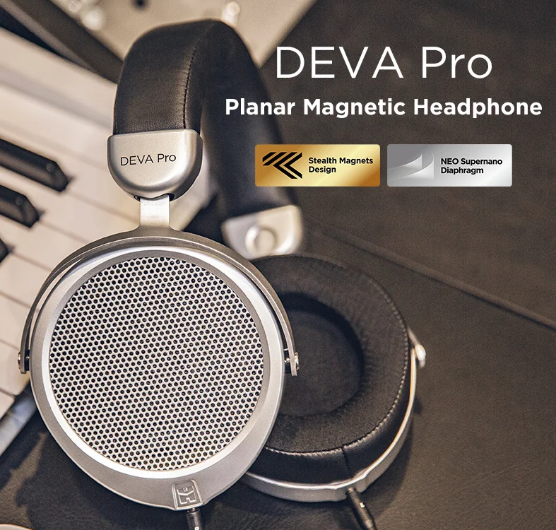 HIFIMAN DEVA Pro Wireless Bluetooth Earphones Tablet Diaphragm Wired Head Mounted Gaming Earphones