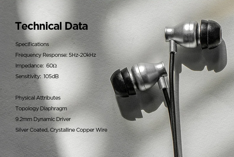 HIFIMAN RE800 Silver Dynamic Driver with Topology Diaphragm Ergonomic Fit Wired Hi-Fi In-Ear Earphones for Audiophiles