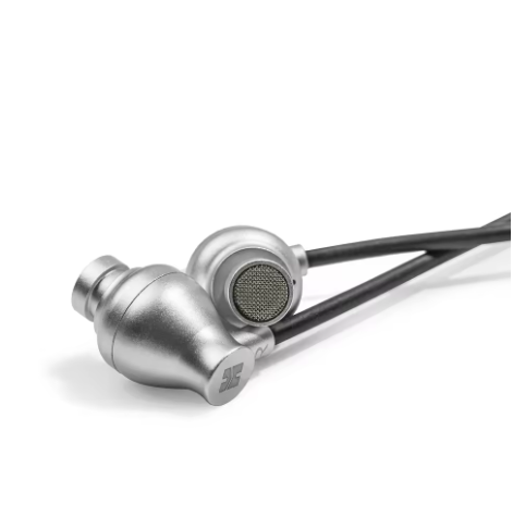 HIFIMAN RE800 Silver Dynamic Driver with Topology Diaphragm Ergonomic Fit Wired Hi-Fi In-Ear Earphones for Audiophiles