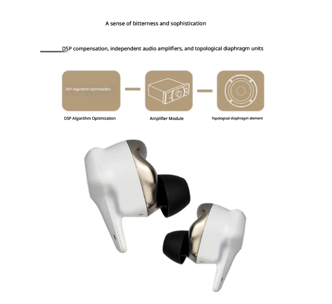HIFIMAN SVANAR Wireless Jr. Noise Cancelling Bluetooth In-Ear Hi-Fi Earphones with Amplifier Inside, Topology Diaphragm Driver