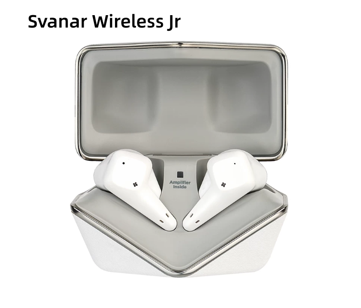 HIFIMAN SVANAR Wireless Jr. Noise Cancelling Bluetooth In-Ear Hi-Fi Earphones with Amplifier Inside, Topology Diaphragm Driver