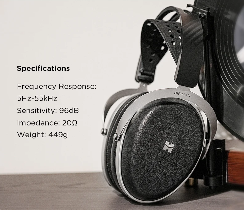 HIFIMAN AUDIVINA LE Stealth Magnet Over-Ear Full-Size Planar Magnetic Hi-Fi Headphones