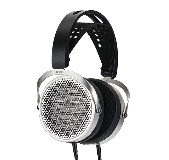 HIFIMAN HE600 Open-Back Over-Ear Full-Size Headphones with Enhanced Magnet