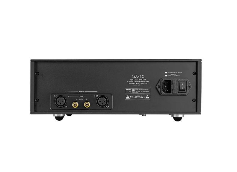 HIFIMAN × GOLDENWAVE GA-10 High-End Desktop Tube Headphone Amplifier with Balanced Output for Home Audio, Black