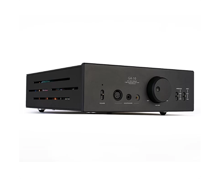 HIFIMAN × GOLDENWAVE GA-10 High-End Desktop Tube Headphone Amplifier with Balanced Output for Home Audio, Black