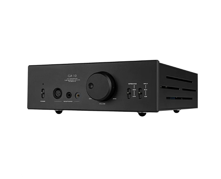 HIFIMAN × GOLDENWAVE GA-10 High-End Desktop Tube Headphone Amplifier with Balanced Output for Home Audio, Black