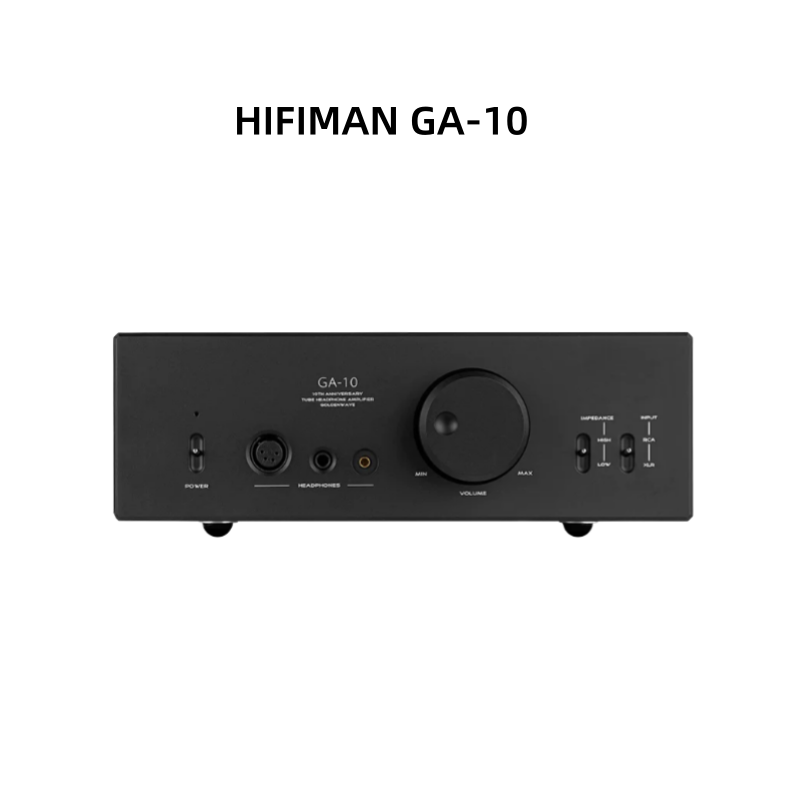 HIFIMAN × GOLDENWAVE GA-10 High-End Desktop Tube Headphone Amplifier with Balanced Output for Home Audio, Black