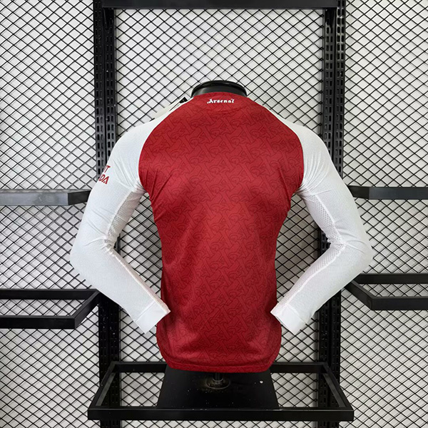 25-26 Arsenal Home Soccer Jersey Long Sleeve Player Version