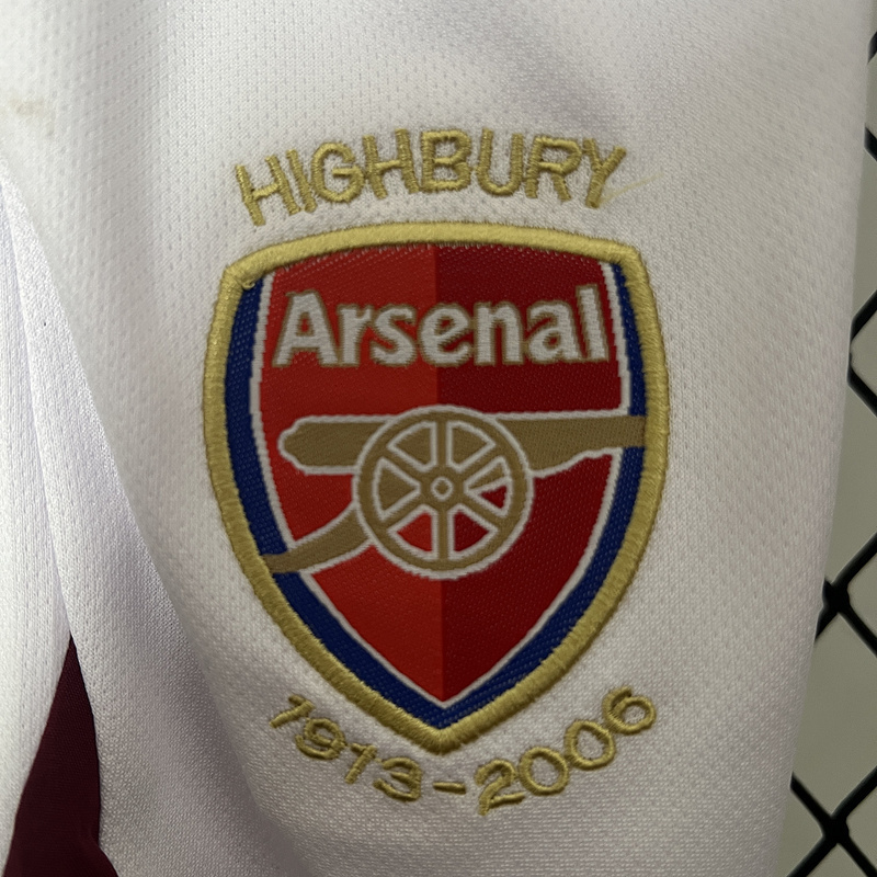 2005-2006 Arsenal Home Retro Version Jersey Kids Size 16-28