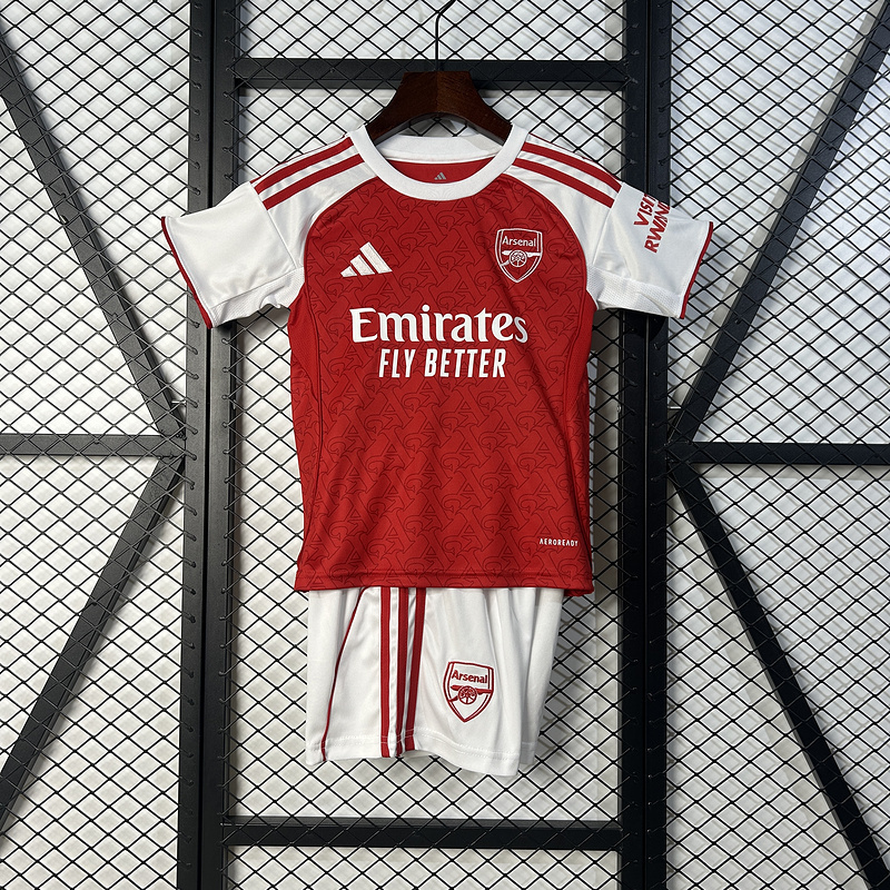 25-26 Arsenal Home Soccer Kids Kit Jersey+Shorts