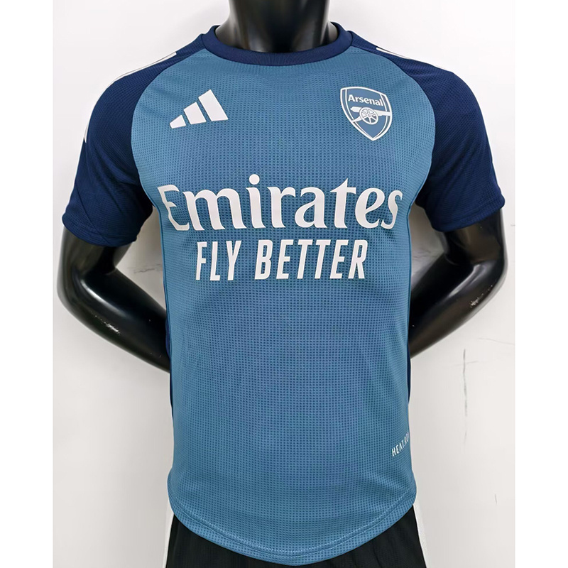 25-26 Arsenal Blue training Soccer Jersey Player Version S-2XL