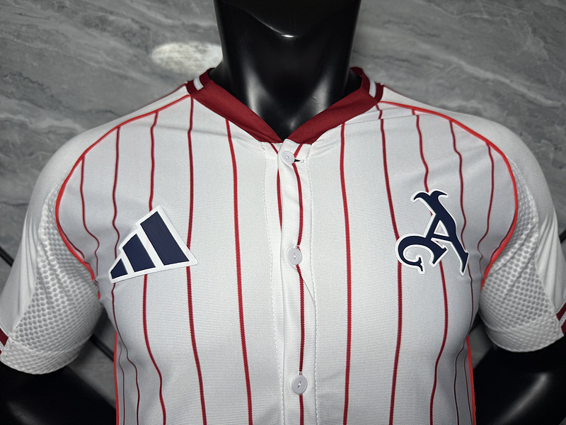 25-26 Arsenal  white baseball Soccer Jersey Player Version S-2XL