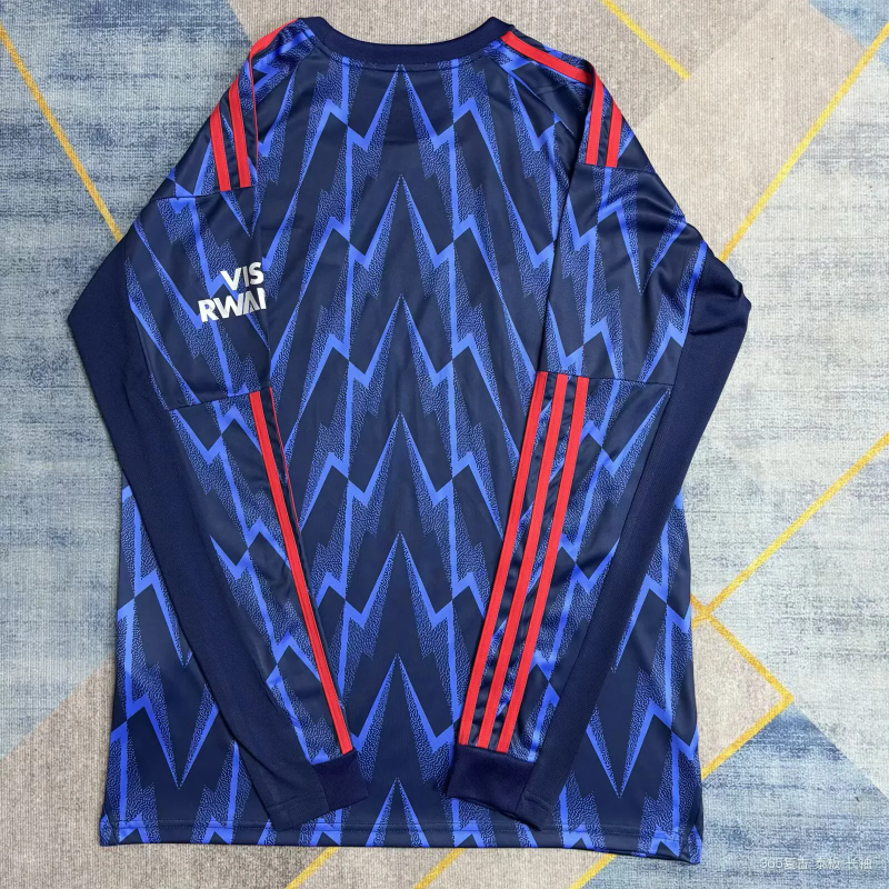 25-26 Arsenal Away Soccer Jersey Long Sleeve S-2XL