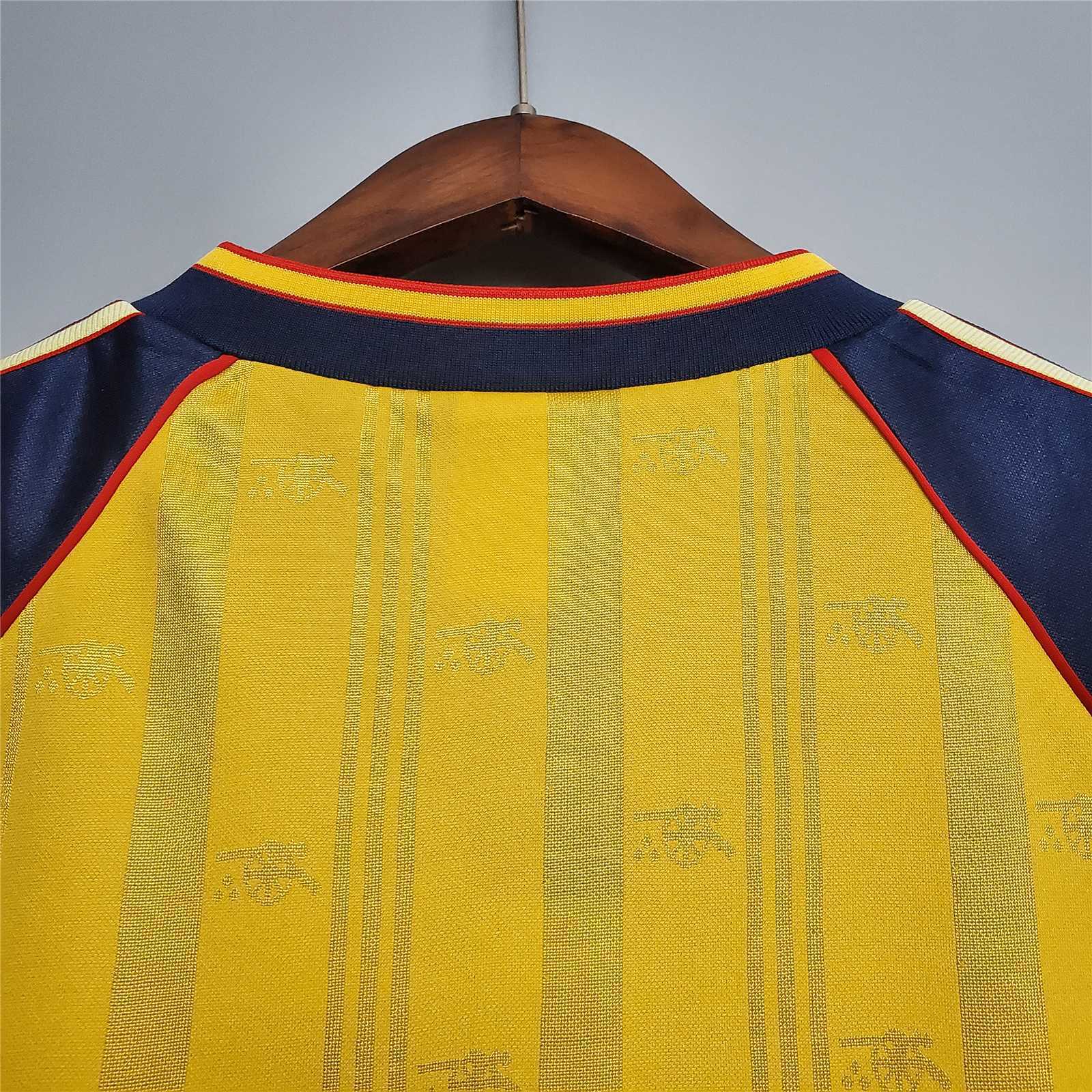 1988 1990 Arsenal Away Retro Version Jersey S-2XL