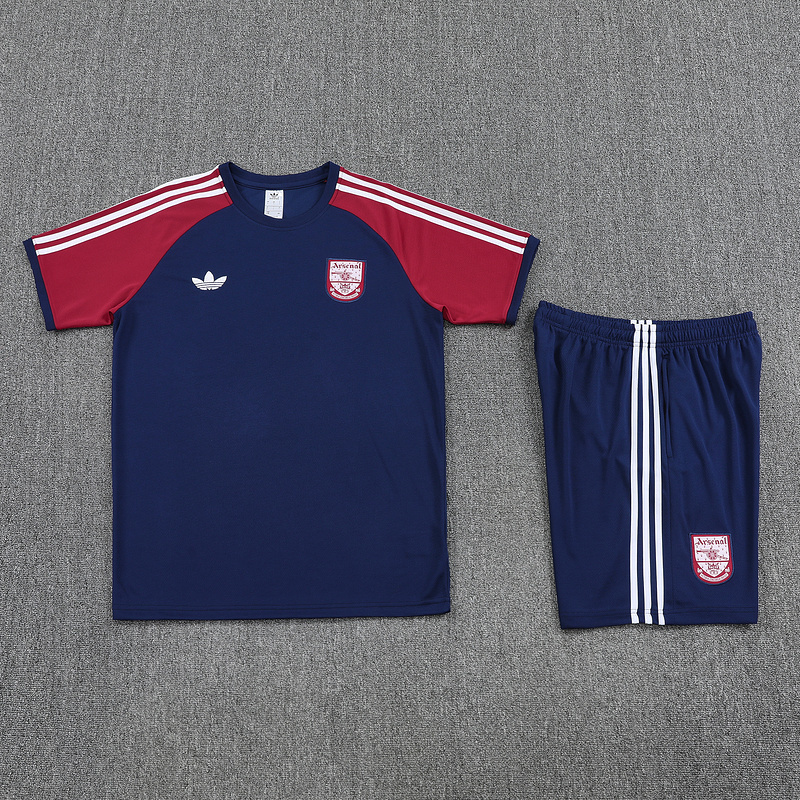 25-26 Arsenal Blue And Red Trakcuist Pre-Match Training Vest S-2XL