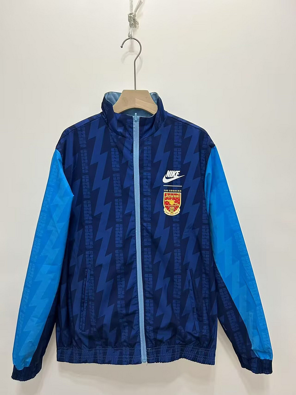 25-26 Arsenal blue reversible Windbreaker Tracksuit  S-2XL