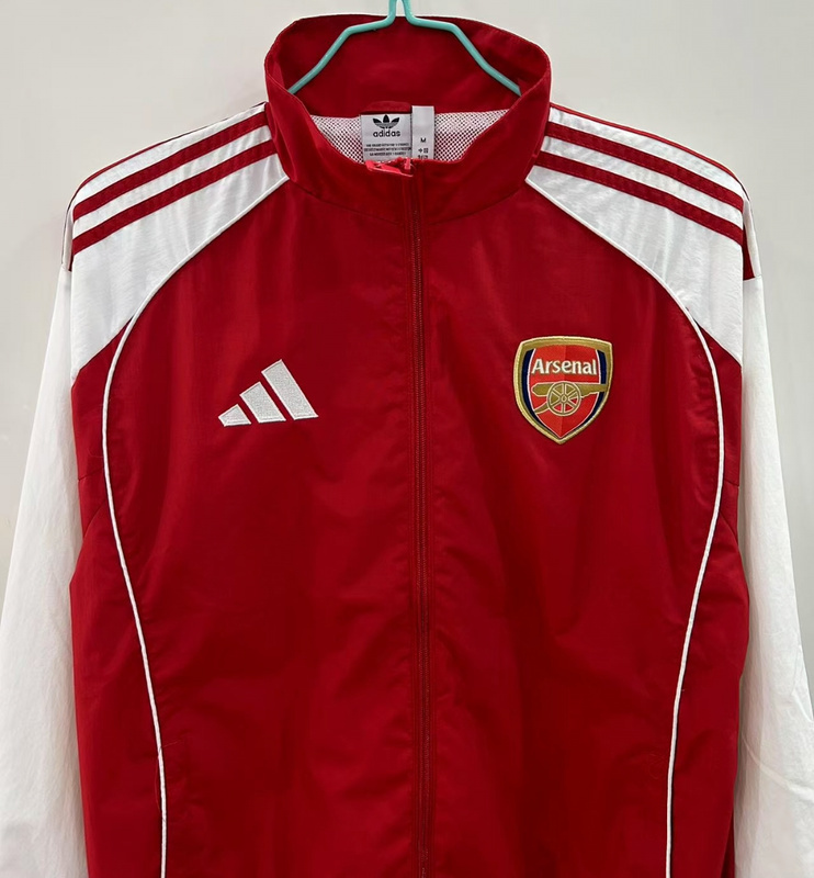 25-26 Arsenal red Windbreaker Tracksuit  S-2XL