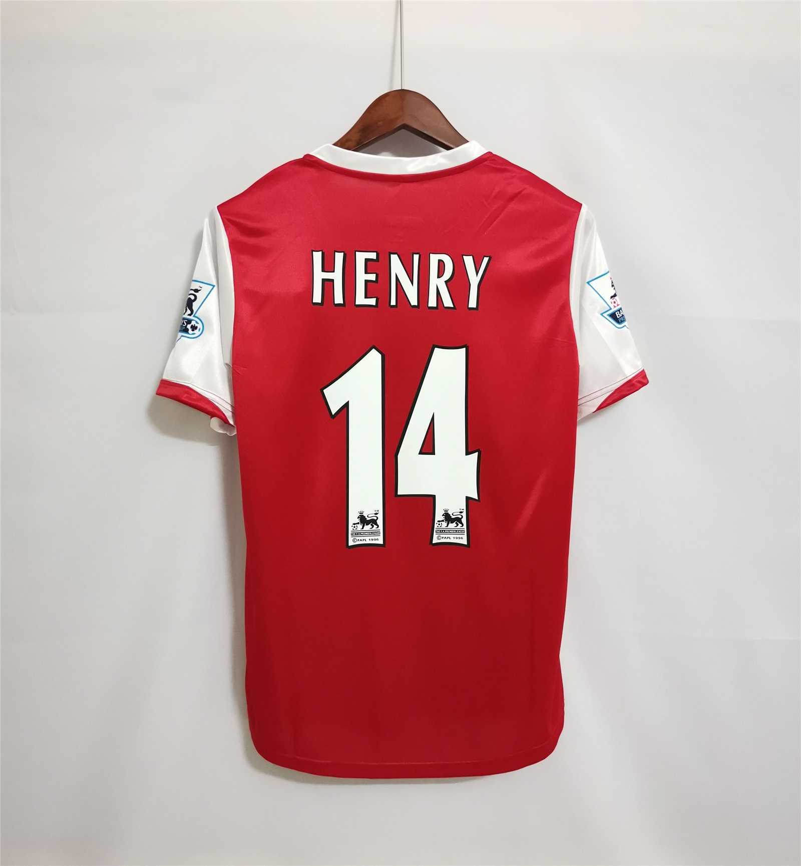 2006 2007 Arsenal Home Retro Version Jersey S-2XL