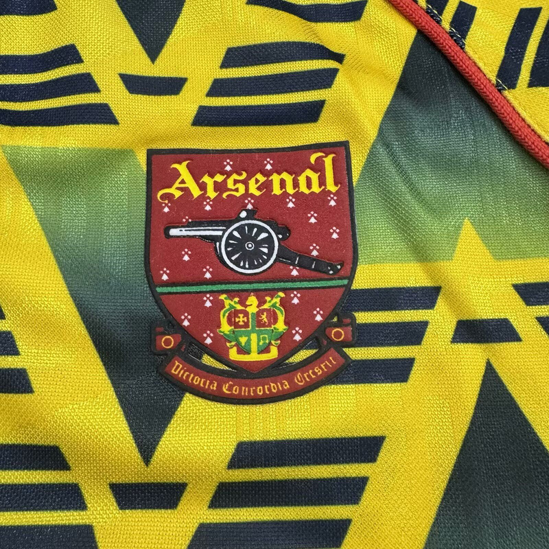 1991 1993 Arsenal Away Retro Version Jersey Kids Size 16-28