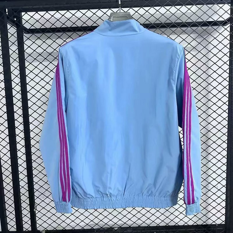 25-26 Arsenal blue reversible Windbreaker Tracksuit  S-2XL