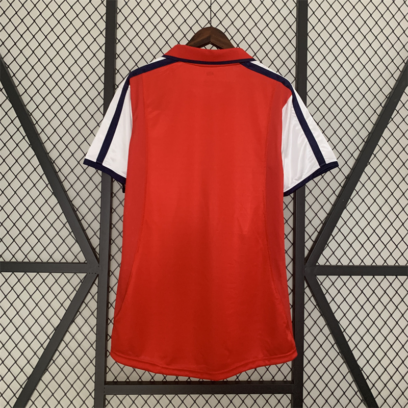 2001 2002 Arsenal Home Retro Version Jersey S-2XL