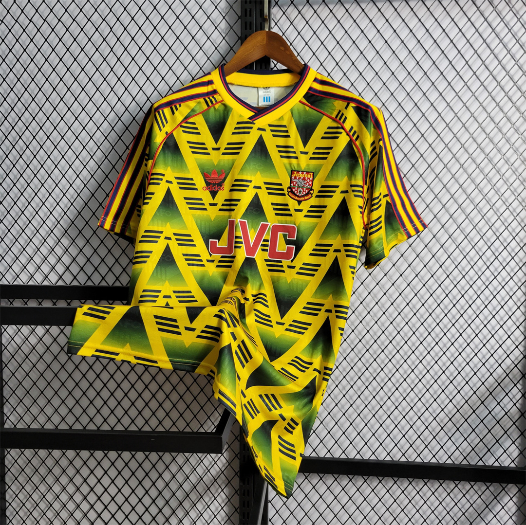 1991 1993 Arsenal Away Retro Version Jersey S-2XL