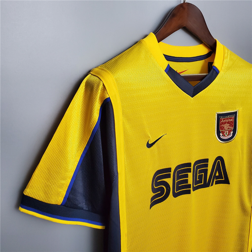 1999 2000 Arsenal Away Retro Version Jersey S-2XL