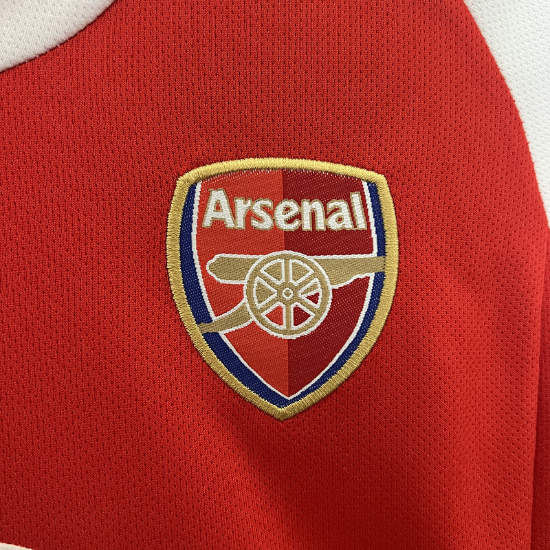 2004 2005 Arsenal Home Retro Version Jersey Kids Size 16-28