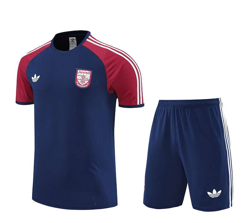 25-26 Arsenal Blue And Red Trakcuist Pre-Match Training Vest S-2XL