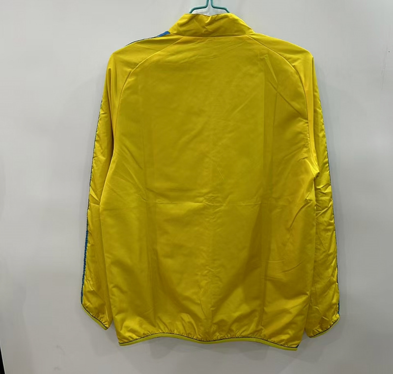 25-26 Arsenal blue yellow reversible Windbreaker Tracksuit  S-2XL
