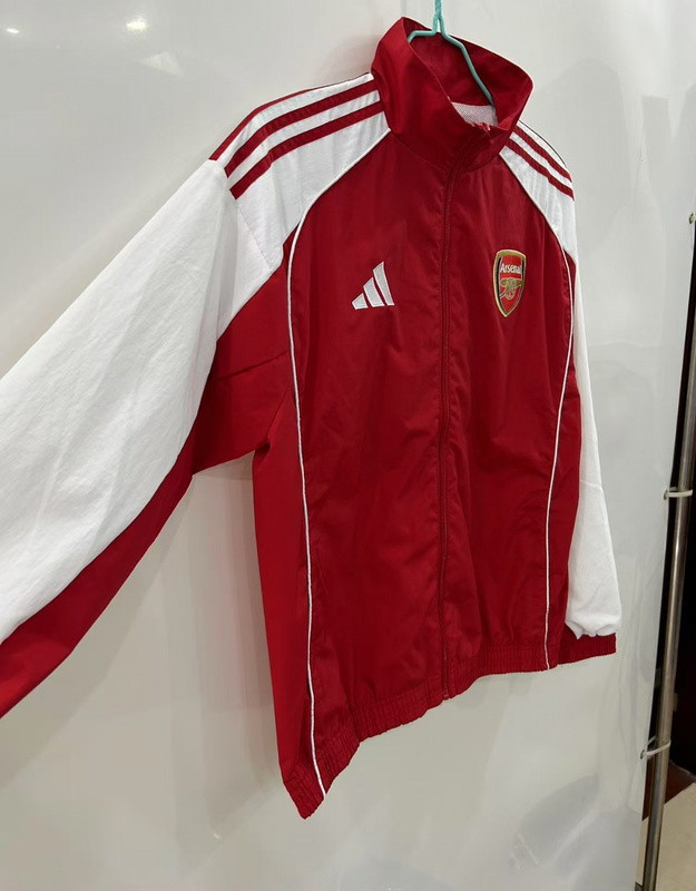 25-26 Arsenal red Windbreaker Tracksuit  S-2XL