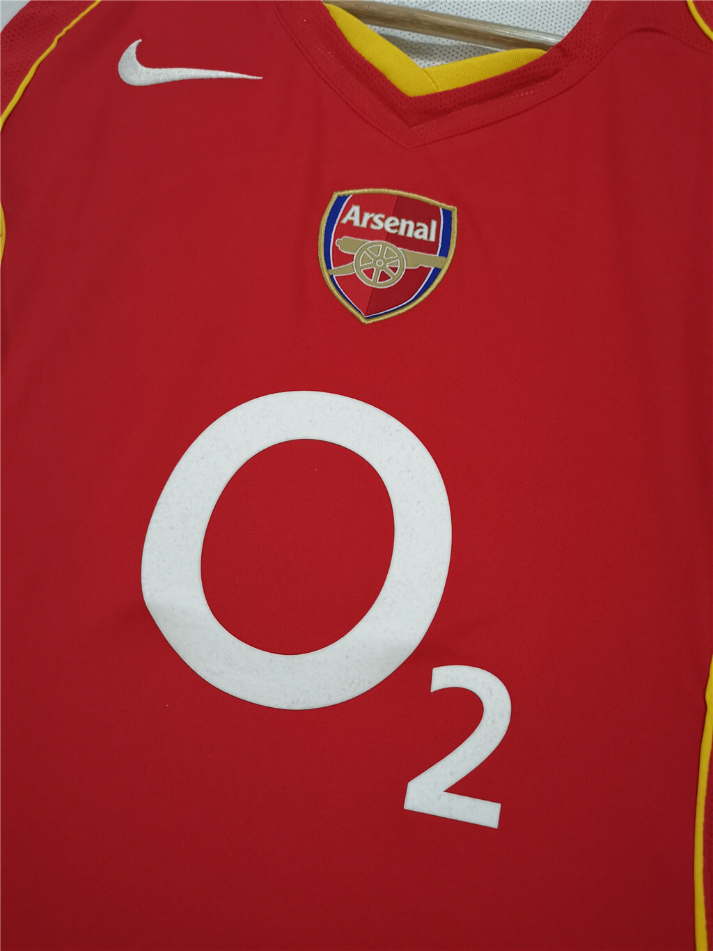 2004 2005 Arsenal Home Retro Version Jersey Long Sleeve S-2XL