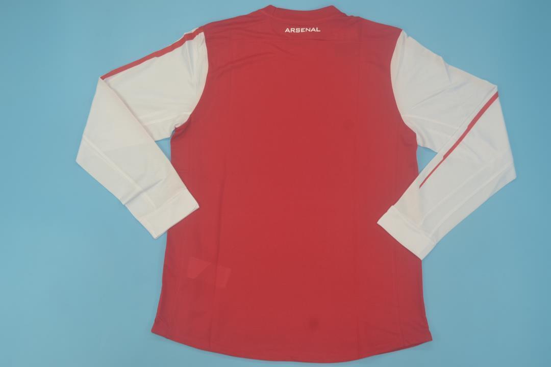 2011 2012 Arsenal Home Retro Version Jersey Long Sleeve S-2XL