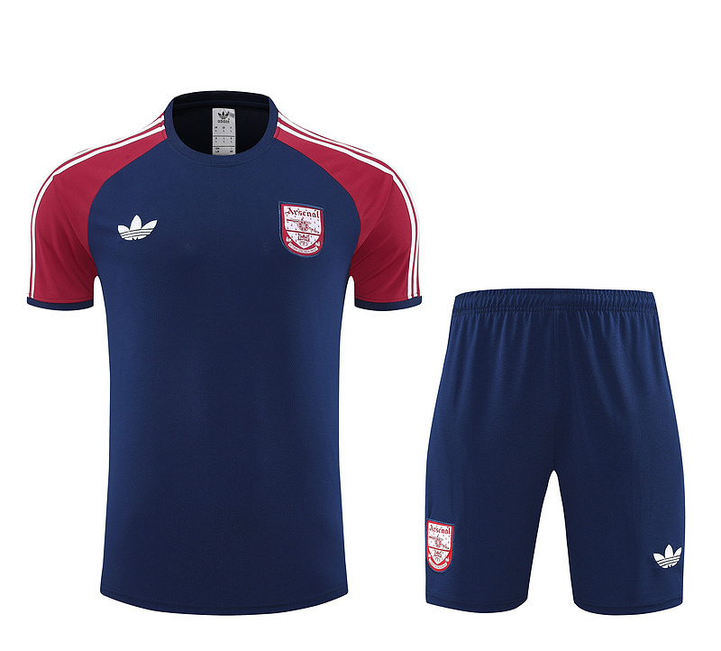 25-26 Arsenal Blue And Red Trakcuist Pre-Match Training Vest S-2XL