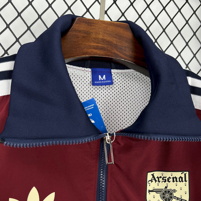 25-26 Arsenal red Windbreaker Tracksuit  S-2XL