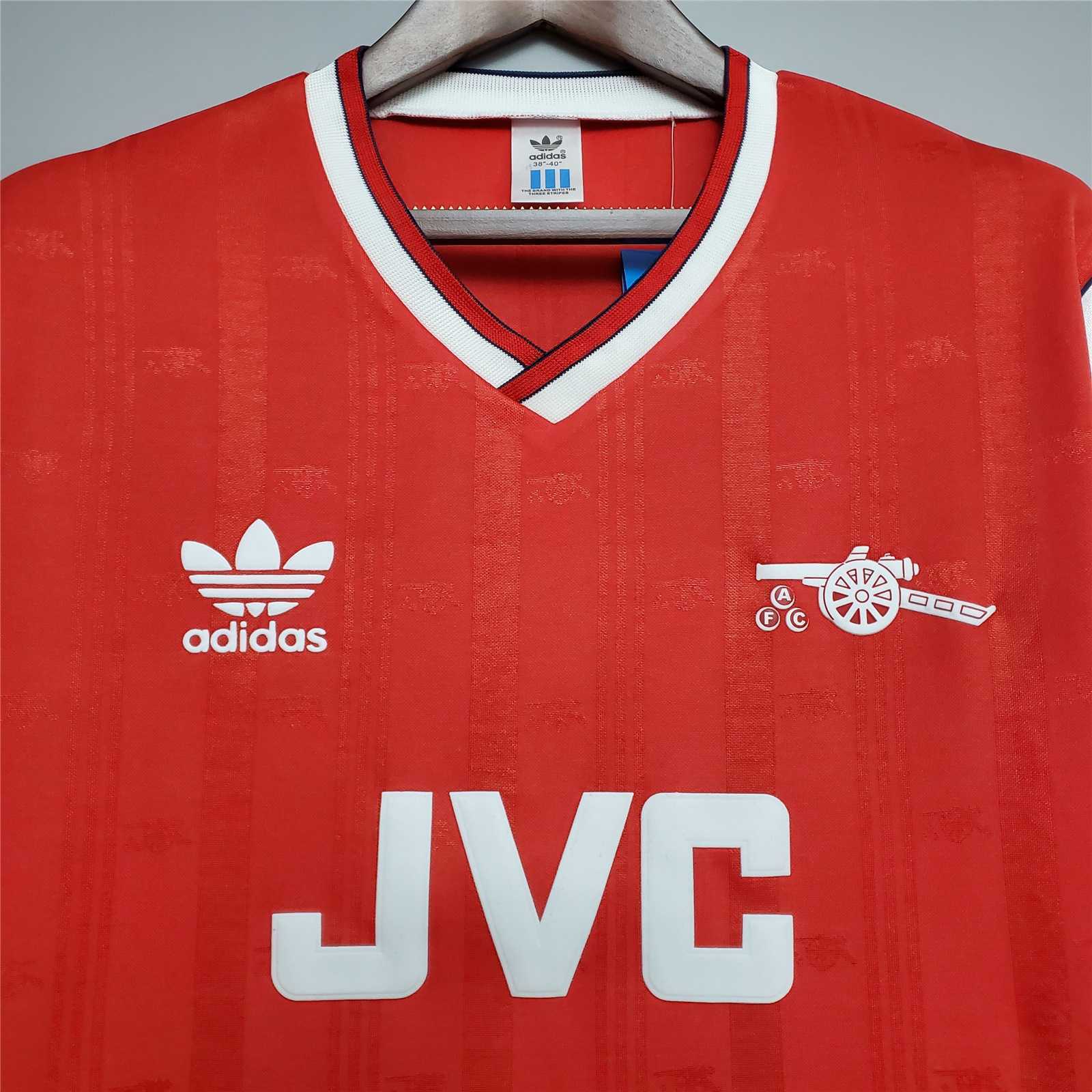 1988 1990 Arsenal Home Retro Version Jersey S-2XL