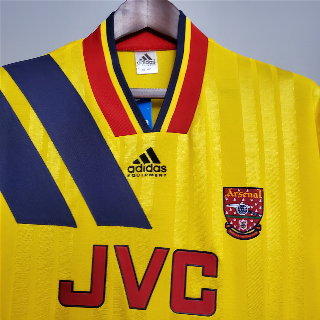 1993 1994 Arsenal Away Retro Version Jersey S-2XL