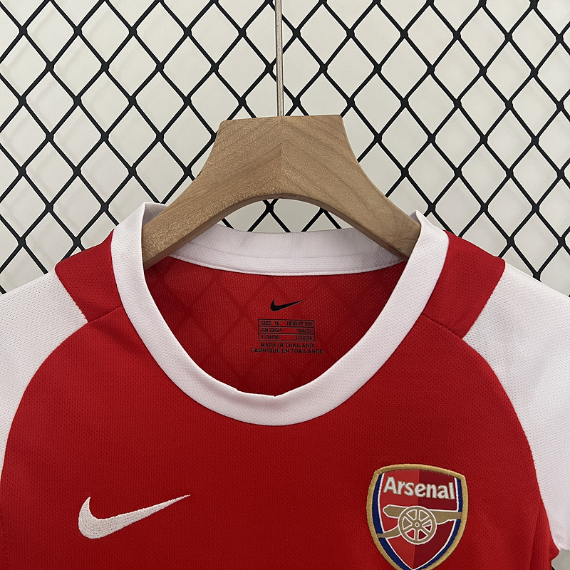 2004 2005 Arsenal Home Retro Version Jersey Kids Size 16-28