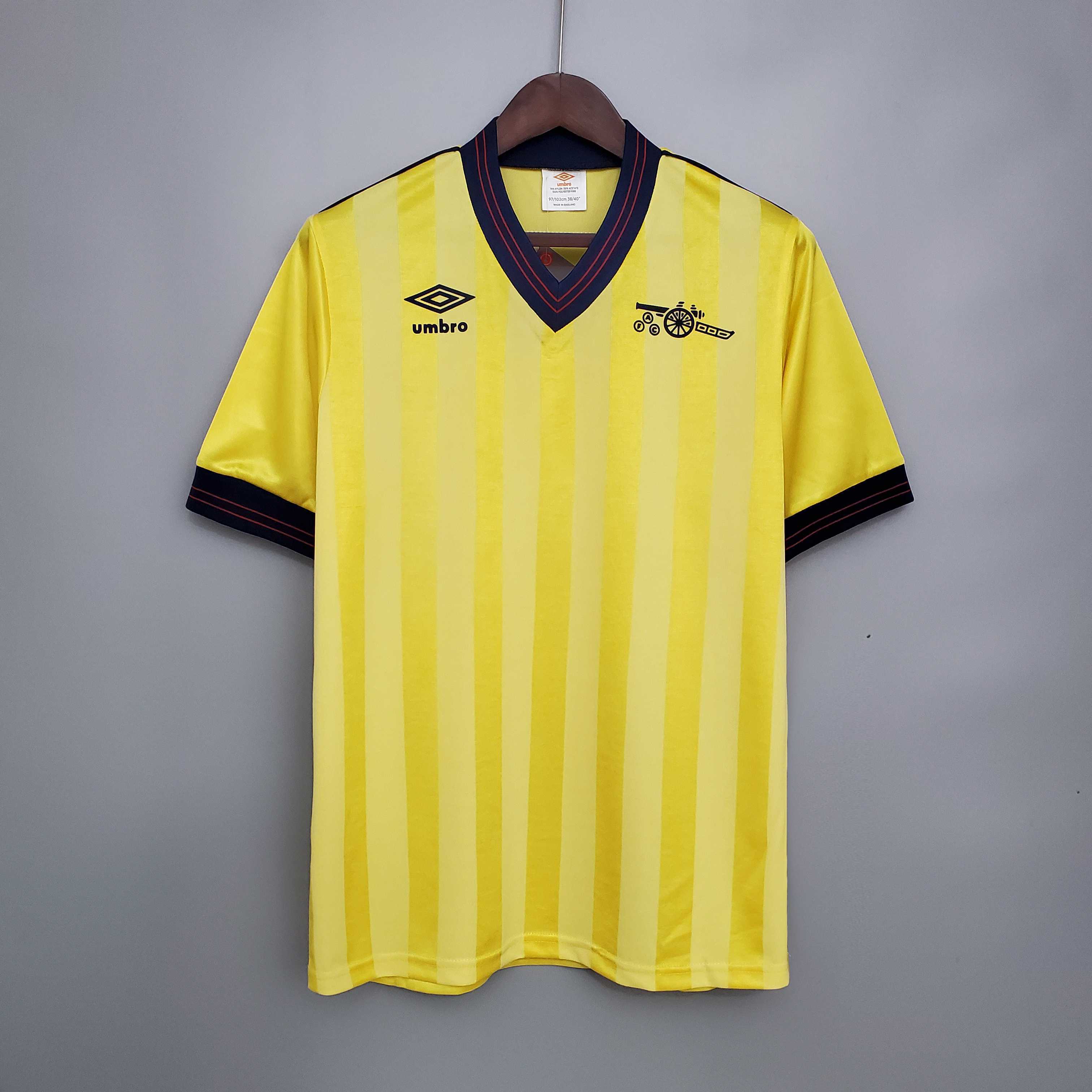 1983 1986  Arsenal Away Retro Version Jersey S-2XL