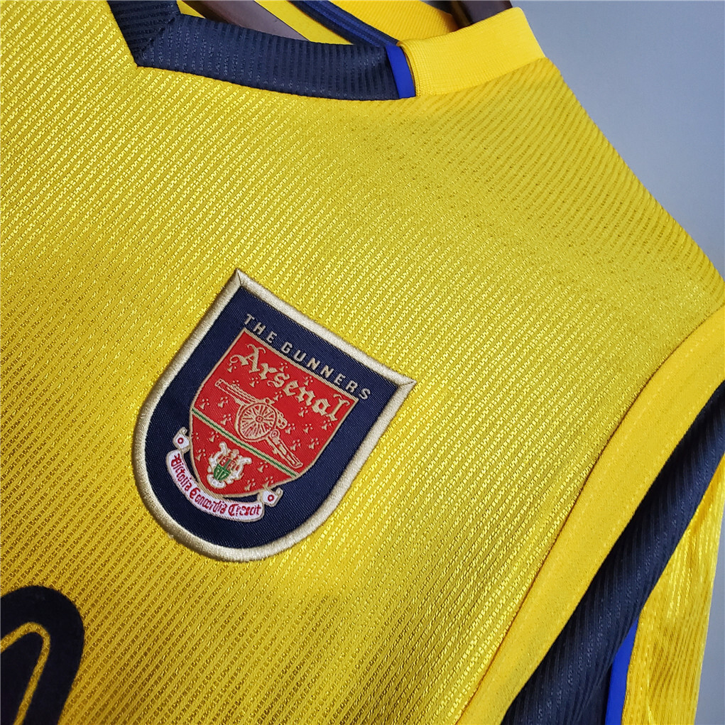 1999 2000 Arsenal Away Retro Version Jersey S-2XL