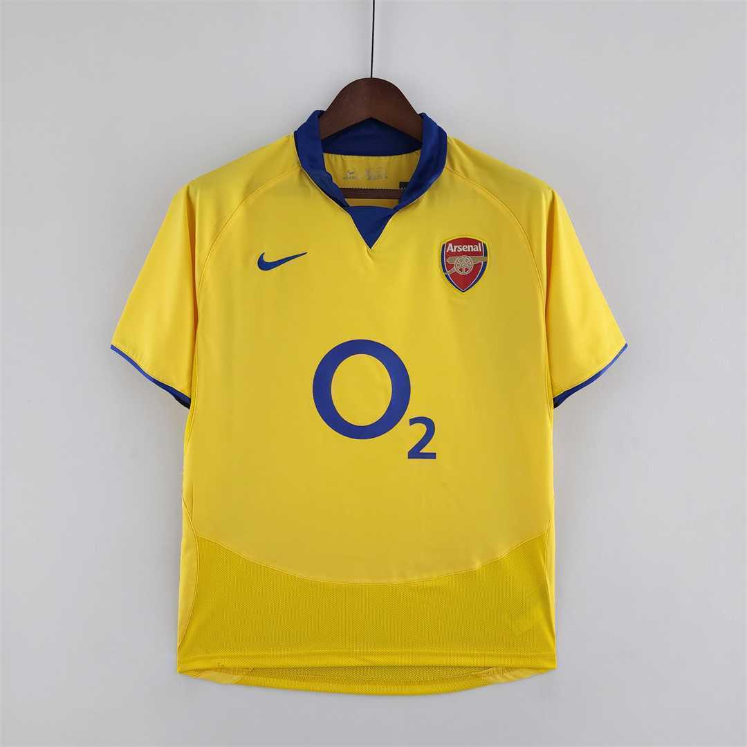 2003 2005 Arsenal Away Retro Version Jersey S-2XL