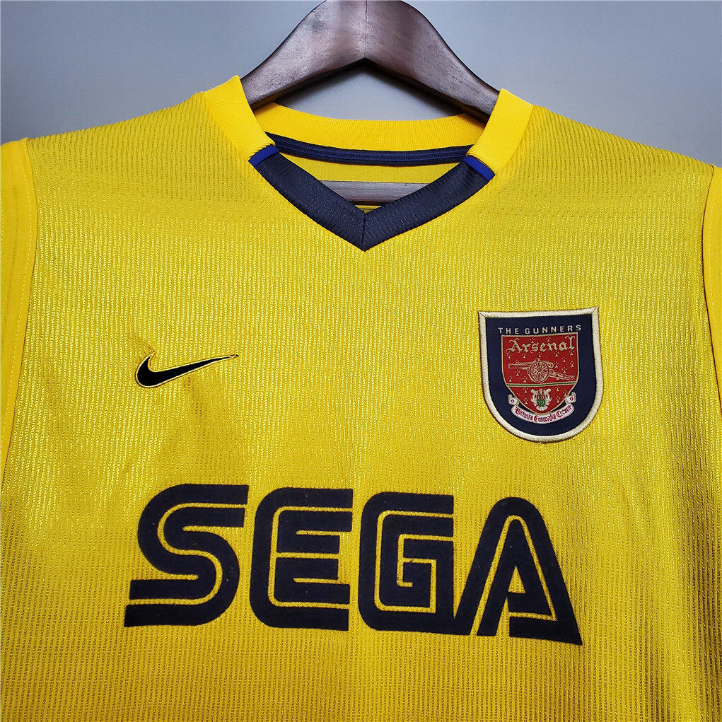 1999 2000 Arsenal Away Retro Version Jersey S-2XL