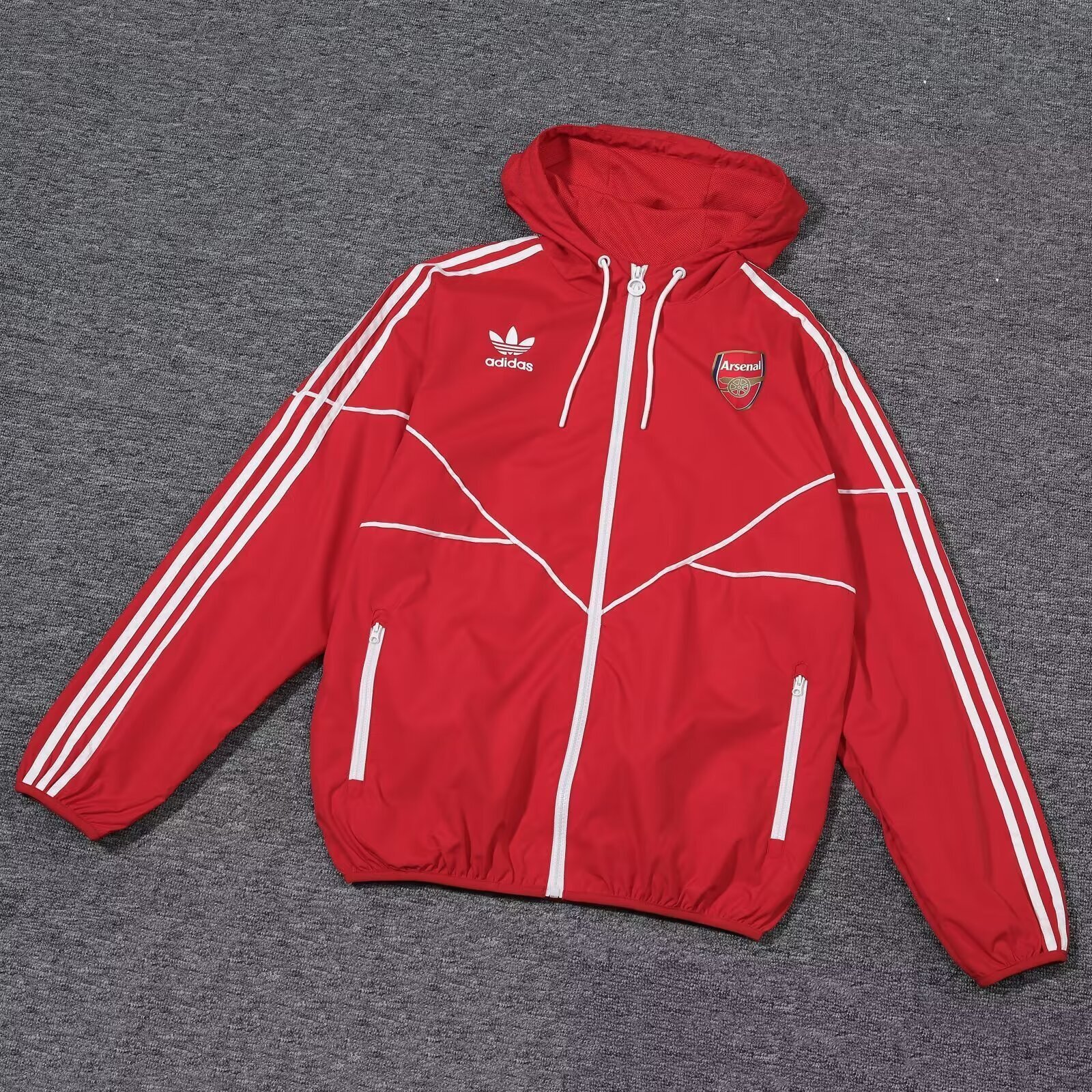 25-26 Arsenal red Windbreaker Tracksuit  S-2XL