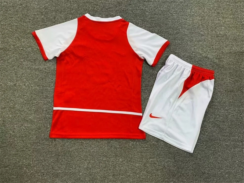 2002 2003 Arsenal Home Retro Version Jersey Kids Size 16-28