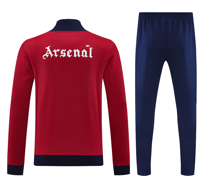 25-26 Arsenal red Long Sleeve Tracksuits Jacket S-2XL