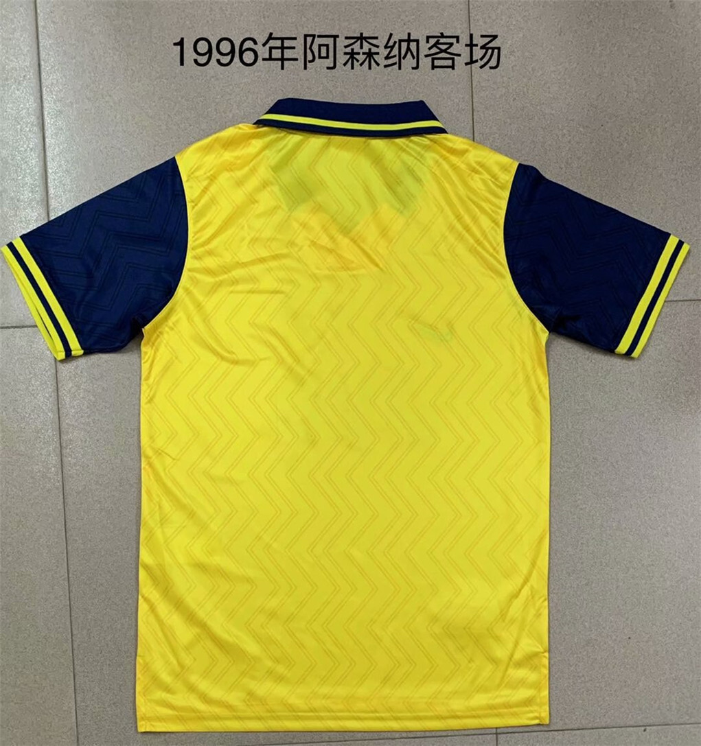 1996 1997 Arsenal Away Retro Version Jersey S-2XL