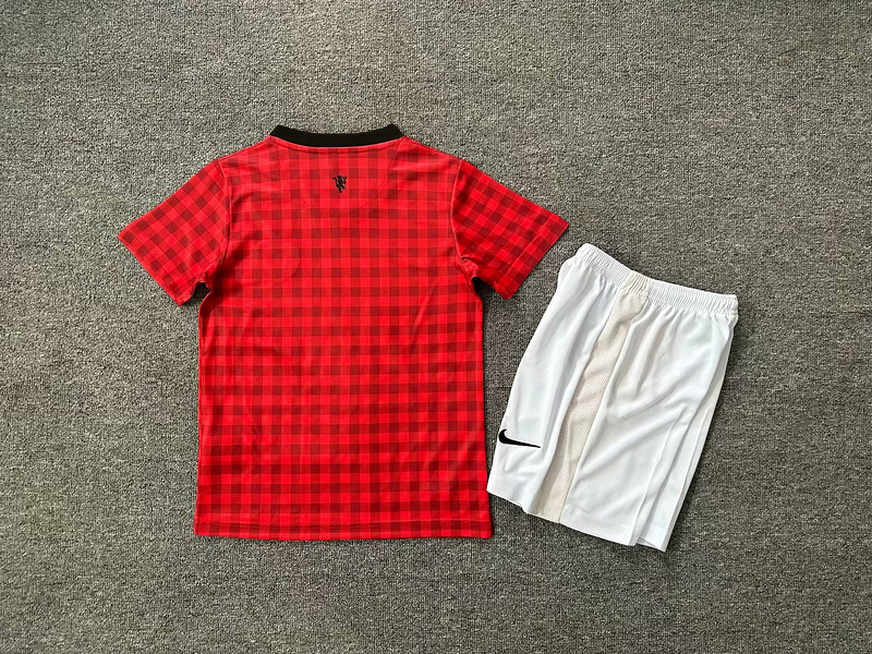 2012-2013 Manchester United Home Retro Version Jersey Kids Size 16-28