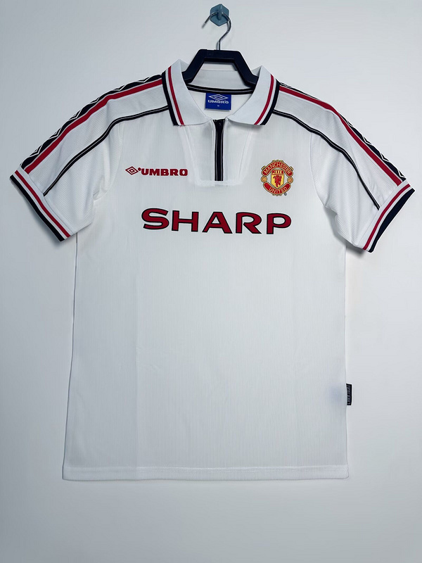1998-1999 Manchester United Third Soccer Jersey Retro Version S-2XL