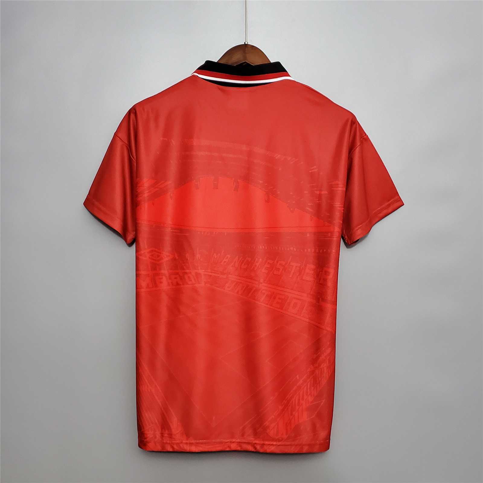 1994-1996 Manchester United Home Soccer Jersey Retro Version S-2XL