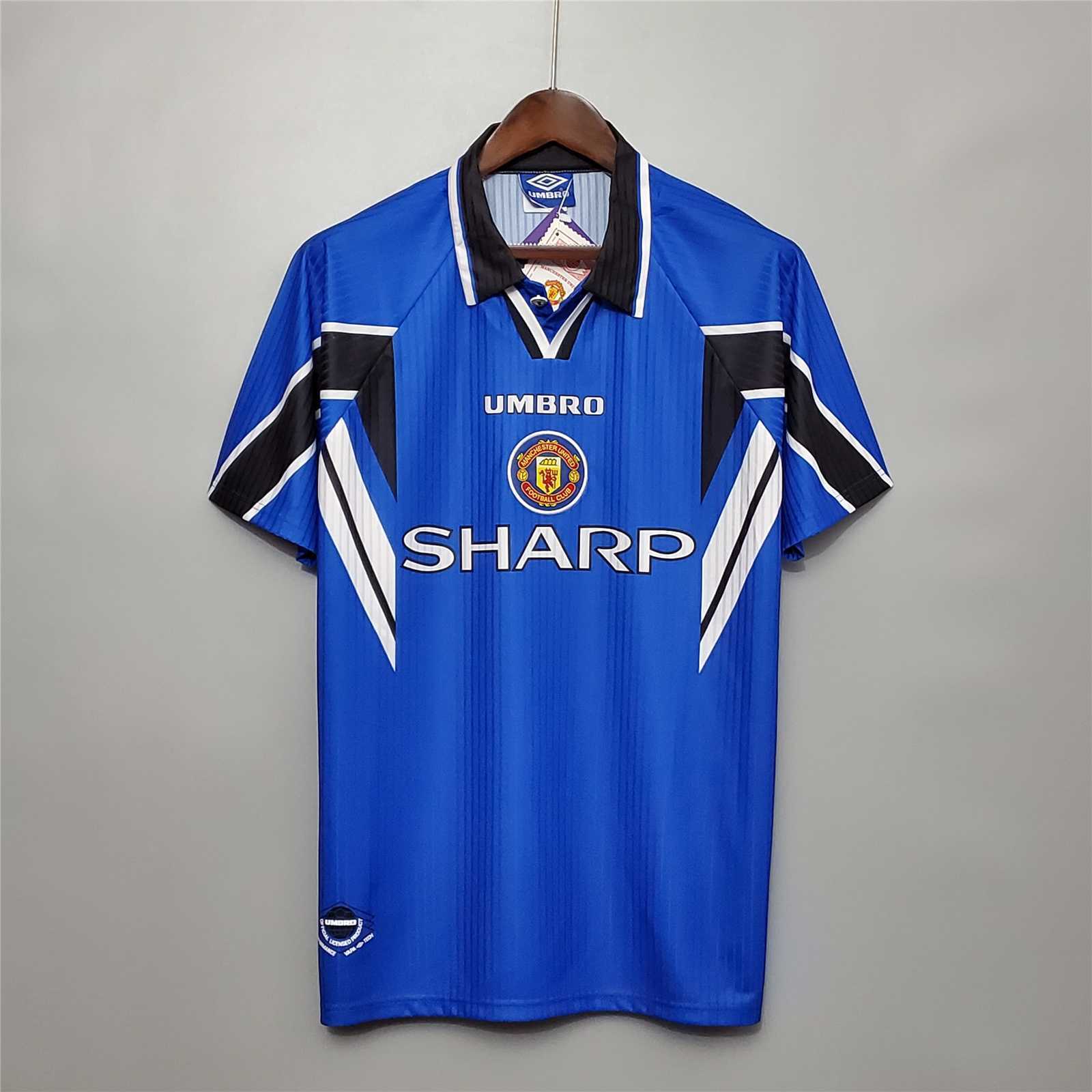1996-1998 Manchester United Away Soccer Jersey Retro Version S-2XL